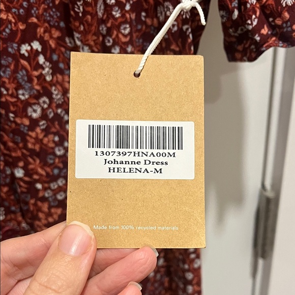 Reformation Red and White Floral Mini Dress - Picture 7 of 9